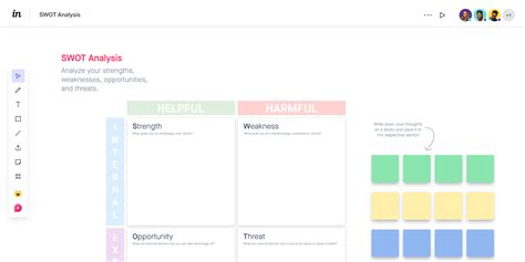 SWOT analysis template - Freehand by InVision