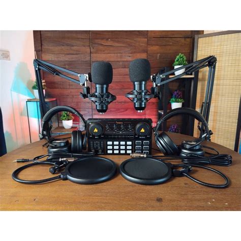 Jual Paket Maonocaster AU AM200 Mic BM 800 Recordingtech Hp100