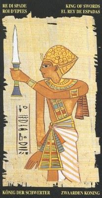 Ngh A L King Of Swords Trong B B I Egyptian Tarot