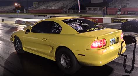 SN95 Manual Mustang Rips off 7-second Passes - The Mustang Source