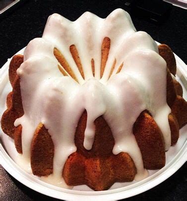 Mary Berry S Lemon Drizzle Cake Baked In A Bundt Tin With Lemon Icing