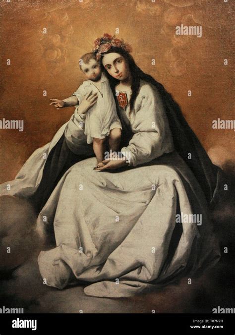 Francisco De Zurbar N Pintor Espa Ol La Vierge De La