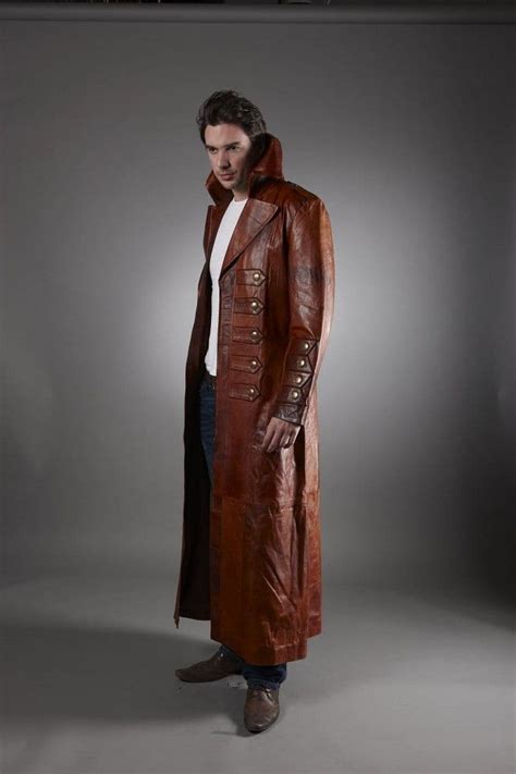 Mens Leather Trench Coat Gothic Shop Bellvalefarms