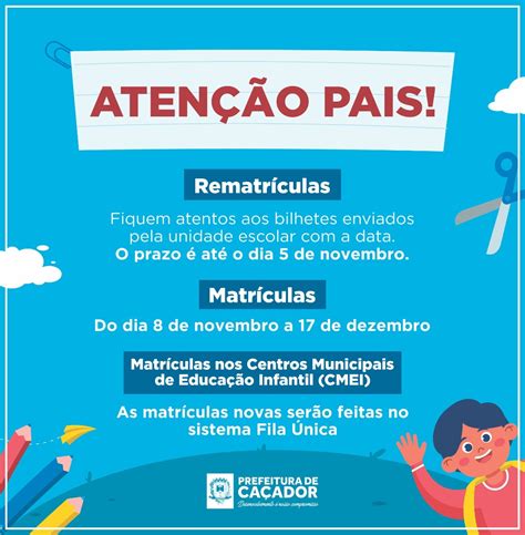 Ano Letivo 2022 Educação Inicia Período De Rematrículas Nas Escolas