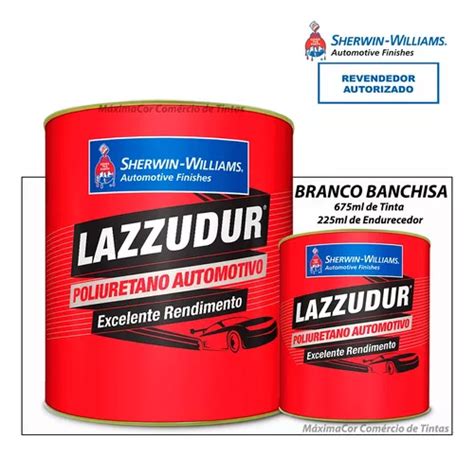 Tinta Pu Branco Banchisa Lazzuril Alto Brilho 900ml