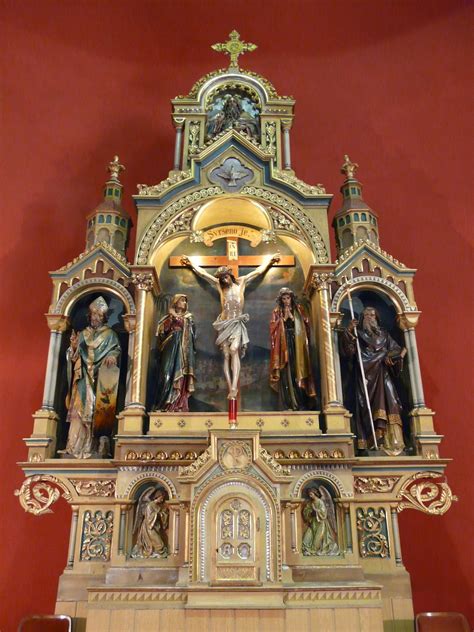 Wooden High Altars For Churches Ferdinand Stuflesser 1875