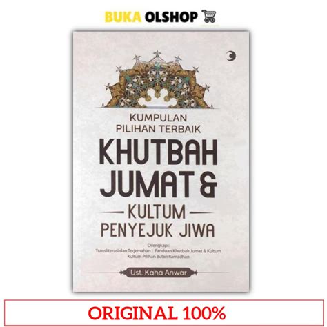 Jual Khutbah Jumat Kultum Penyejuk Jiwa Buku Khotbah Jumat Shopee