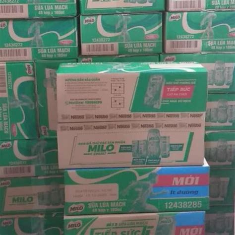 Sữa Milo Có đường Thùng 48 Hộp 180ml Shopee Việt Nam