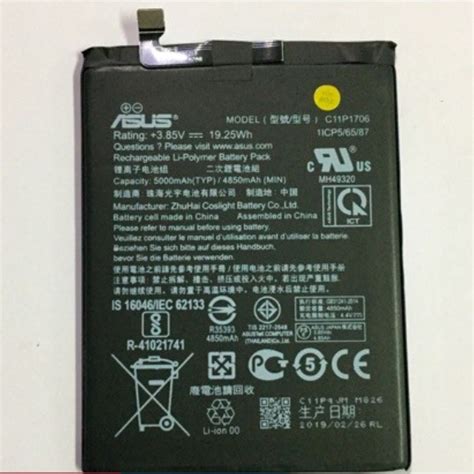 Asus Zenfone Max Pro M X Tdb Zb Kl Zb Kl C P Battery