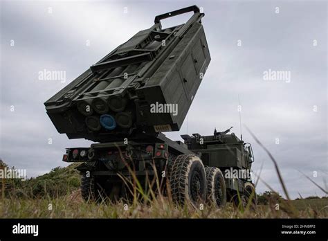 A U S Marine Corps High Mobility Artillery Rocket System With 31st