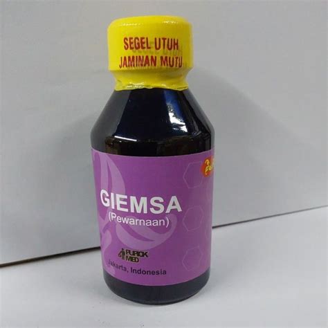 Jual Giemsa 100ml Pewarnaan Giemsa 100 Ml Indonesia Shopee Indonesia