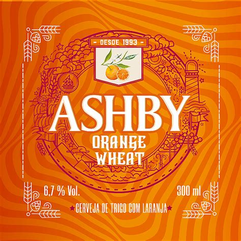 Cerveja Ashby Orange Wheat Caixa Cervejaria Ashby