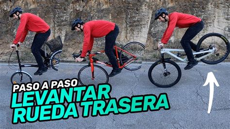 Cómo LEVANTAR la RUEDA TRASERA invertido con cualquier BICI Paso