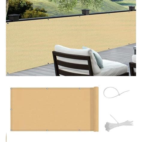 Brise Vue Pour Balcon Pes Couverture De Confidentialité Écran Vent