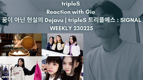 tripleS Reaction with Gio 꿈이 아닌 현실의 Dejavu tripleS 트리플에스 SIGNAL