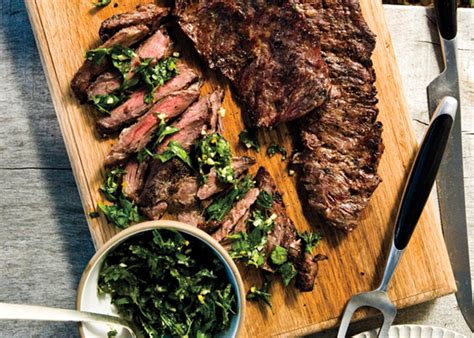 Grilled Skirt Steak With Herb Salsa Verde Bon Appétit