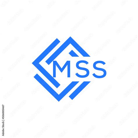 Mss Technology Letter Logo Design On White Background Mss Creative