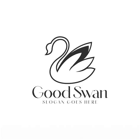 Premium Vector Swan Logo Design Template Swan Logo Concept