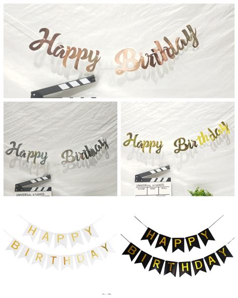 Happy Birthday Banner Flag Banner Love Balloon Hobbies Toys