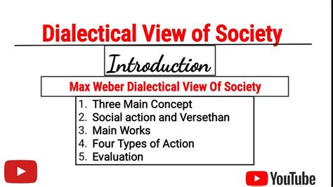 Dialectical View Of Society By Karl Marx Hegel Introduction And