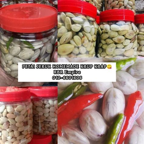 Petai Jeruk Homemade Petai Fresh Dar Pokok Tempoyak Sedap G