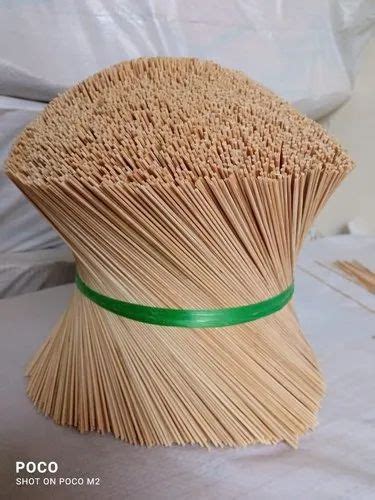 Brown Long Round Inch Bamboo Sticks For Making Agarbatti At Rs