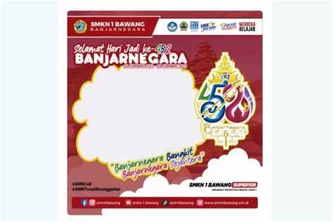 GRATIS 15 Twibbon HUT Atau Hari Jadi Kabupaten Banjarnegara Ke Tahun