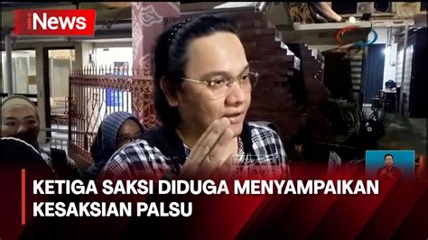 Kuasa Hukum Saka Tatal Laporkan Tiga Saksi Ke Mapolres Cirebon Kota