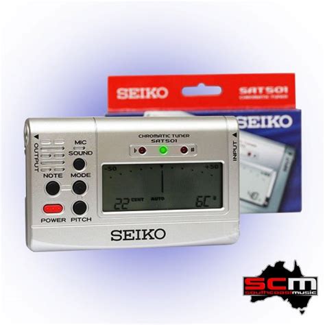 Seiko Sat501 Pitch Perfect Perfect Pitch Chromatic Tuner With