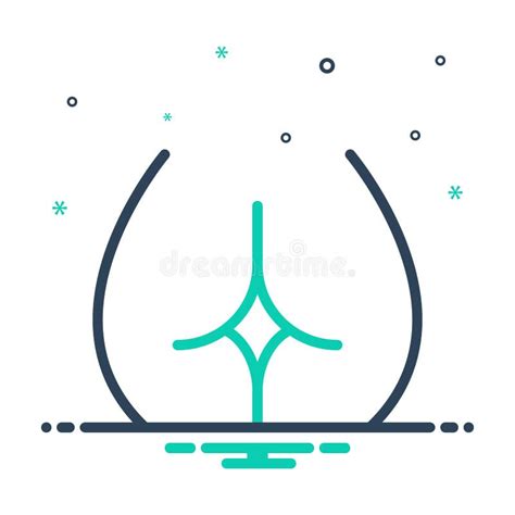 Mix Icon For Nude And Bald Stock Vector Illustration Of Logo Vector 242518831