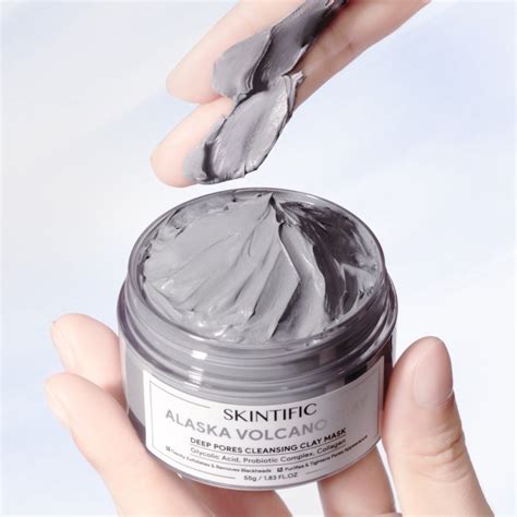 Jual Skintific Alaska Volcano Deep Pores Cleansing Clay Mask Termurah