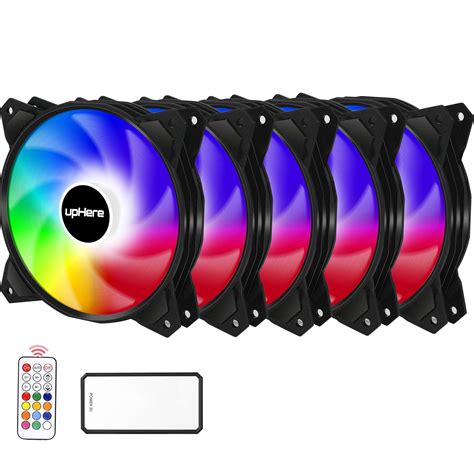 Uphere Pack Mm Silent Intelligent Control Rgb Fan Adjustable