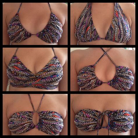 Different Ways To Tie A Regular Triangle Bathing Suit Top Triangle