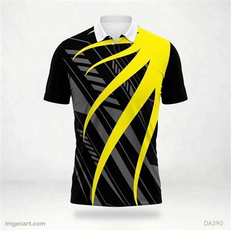 Cricket Jersey Design Black And Yellow Imgecart