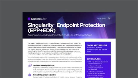 Singularity Endpoint Protection Insight