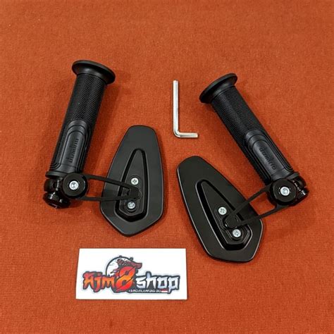 Jual Spion Jalu Oval Vnd Lengkap Handgrip Universal Motor Shopee