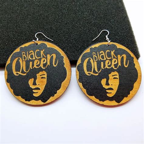 Boucles D Oreilles Black Queen