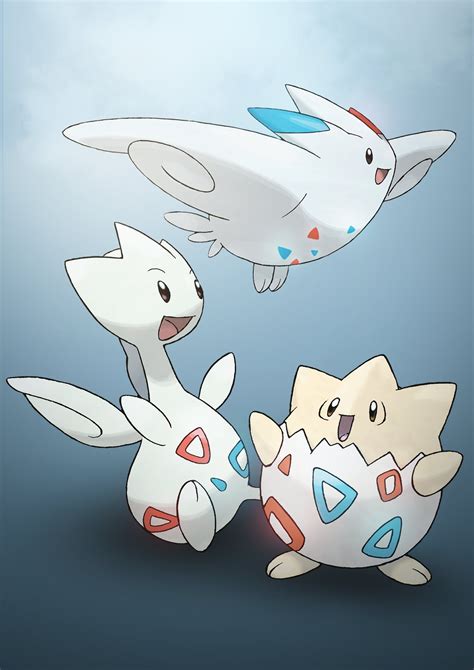 Togepi Evolution Pokemon Poster A4 Togepi, Togetic, Togekiss Instant Download PDF 300 DPI ...