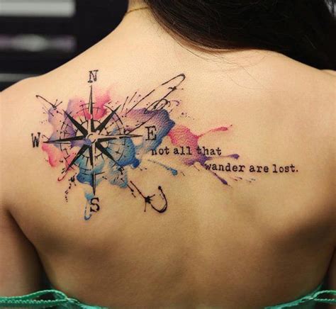 Awesome Compass Tattoo Designs Art And Design Kompass Tattoo