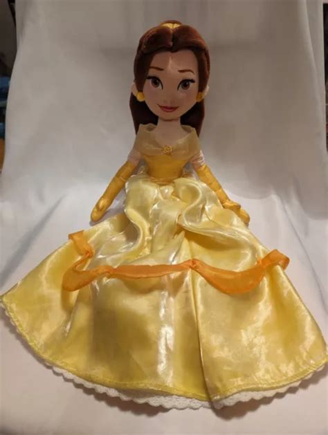 DISNEY STORE PRINCESS BELLE Beauty And The Beast Plush Doll Soft Toy 20