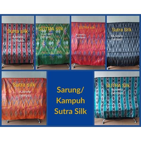 Jual Sarung atau Kampuh Sutra Silk VOL.1 | Shopee Indonesia