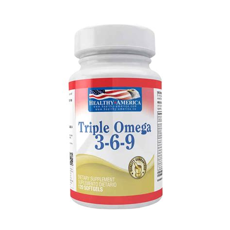 Triple Omega 3 6 9 1200mg 120 Softgels