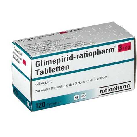 Glimepirid Ratiopharm 3 Mg Tabletten Shop Apotheke