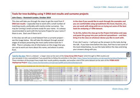 Pdf Tools For Tree Building Using Y Dna Test Results And Tools