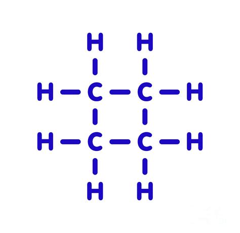 Cyclobutane Cyclic Alkane Molecule #3 Photograph by Molekuul/science ...