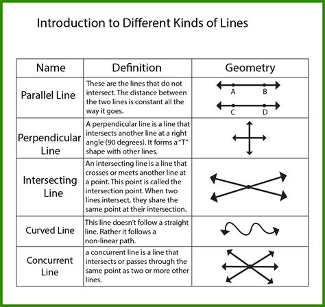 How Many Types Of Lines Are There At Raymond Lockhart Blog