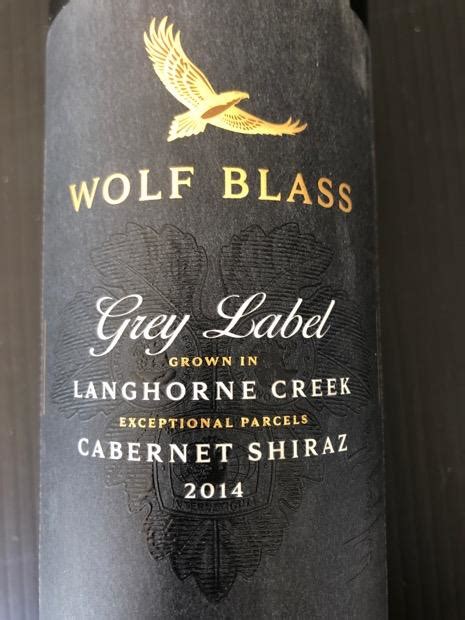 Wolf Blass Grey Label Cabernet Shiraz Australia South Australia