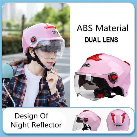 Motorcycle Helmet Double Lens Helmet Motor Topi Keledar Kanak Kanak