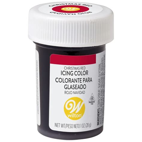 Wilton Christmas Red Icing Colour 1oz Wilton Food Colouring Who