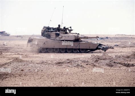 A Marine Corps M A Abrams Main Battle Tank Equipped With A Mine